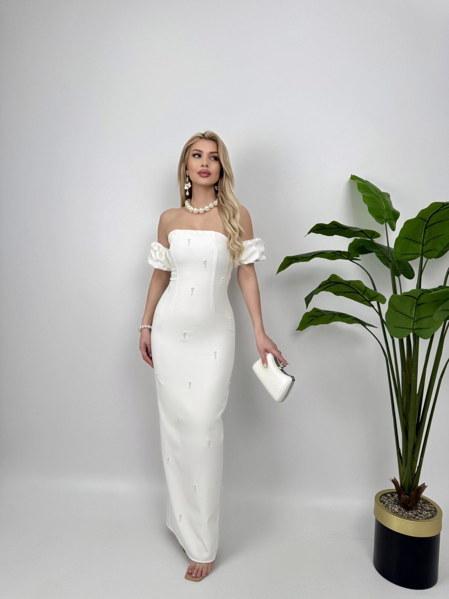 ElegantStrapless Sheath Dress - Brand: Miss Janell - Women & Kids, Baby Clothes Wholesale - Globality Store