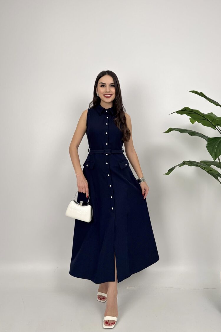 ElegantA-Line Midi Dress - Brand: Miss Janell - Women & Kids, Baby Clothes Wholesale - Globality Store