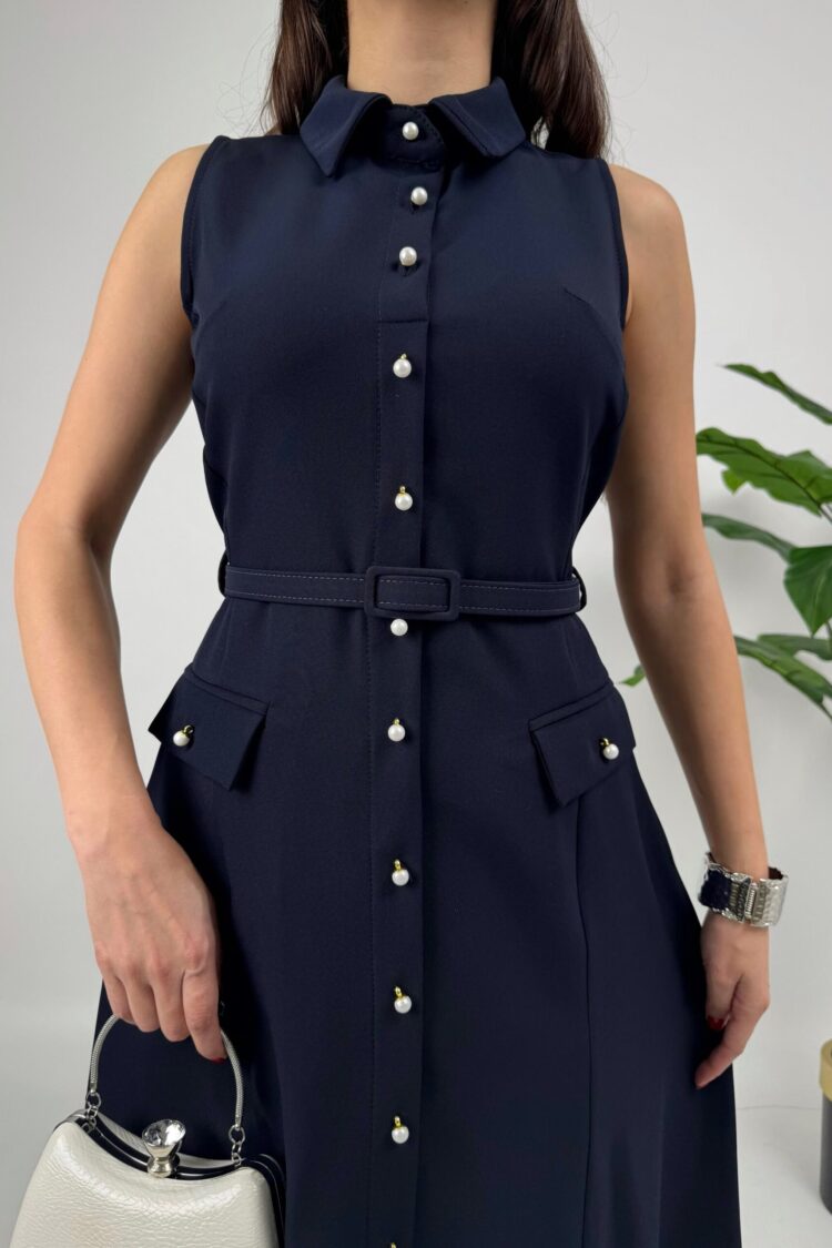 ElegantA-Line Midi Dress