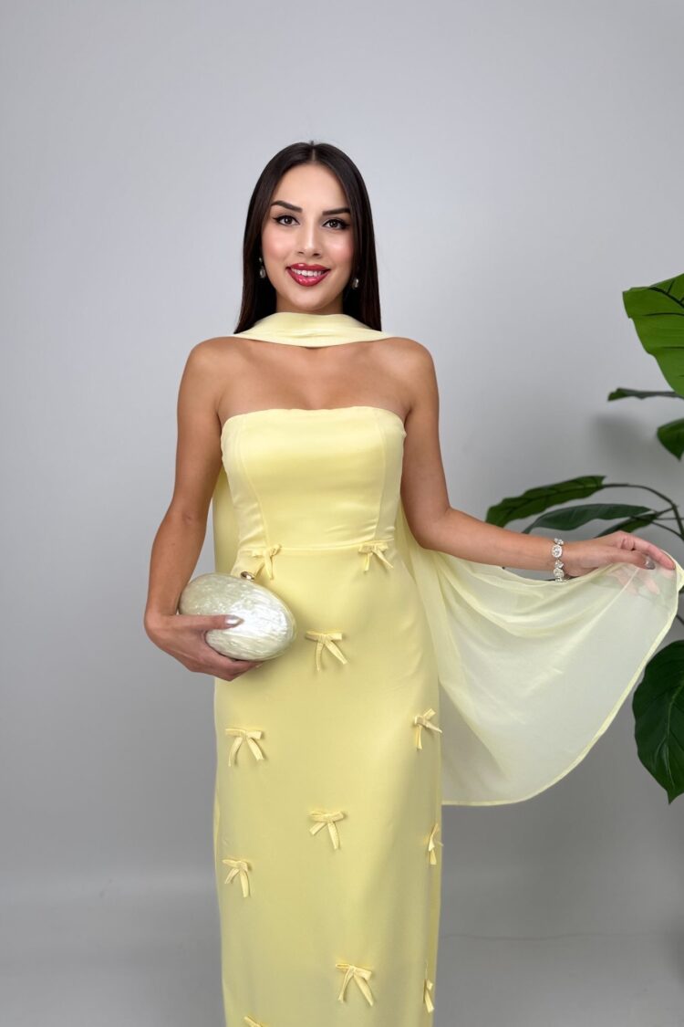 ElegantStrapless Sheath Dress
