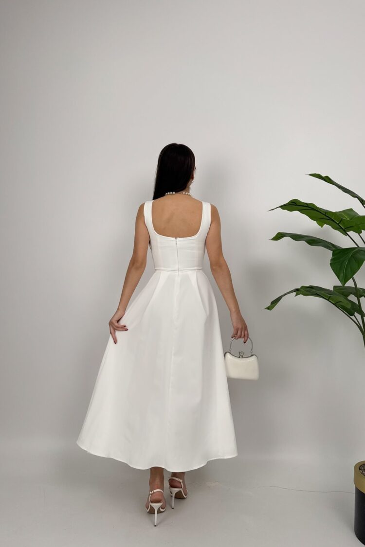 ElegantFit And Flare Midi Dress