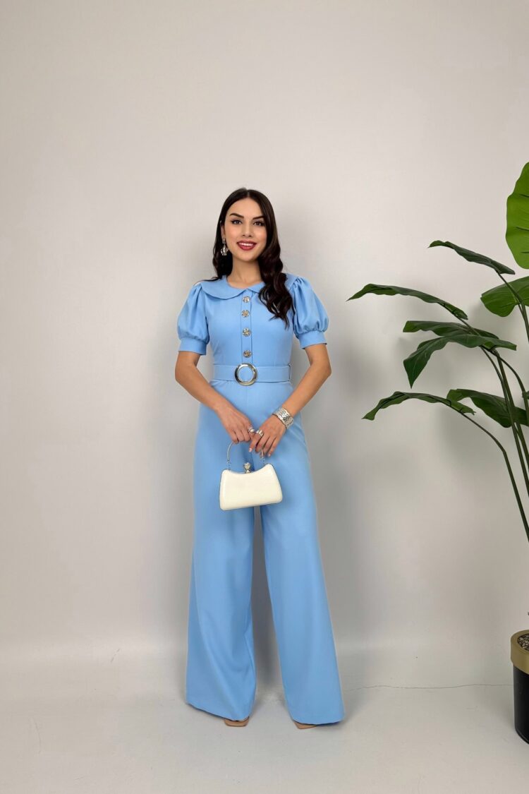 Tailored Retro Elegant Jumpsuit - Brand: Miss Janell - Women & Kids, Baby Clothes Wholesale - Globality Store