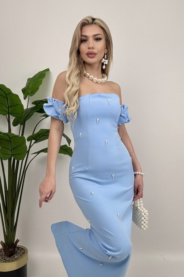 ElegantSheath Dress With Ruffle Cap Sleeves