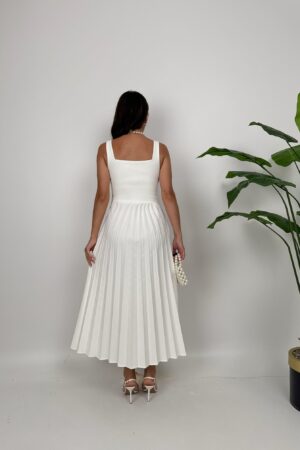 Fit And Flare V-Neck Midi Dress - Brand: Miss Janell - Women & Kids, Baby Clothes Wholesale - Globality Store