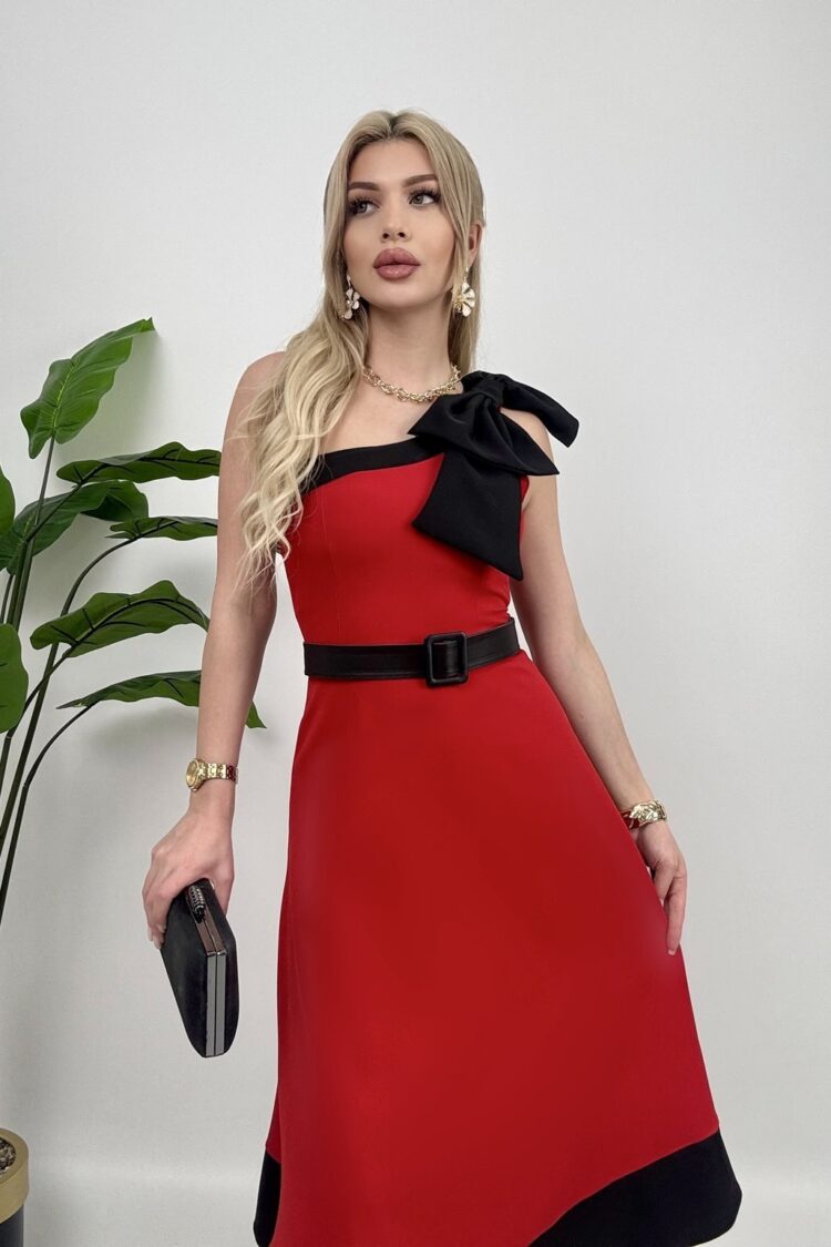 Elegant Sleeveless A-Line Midi Dress