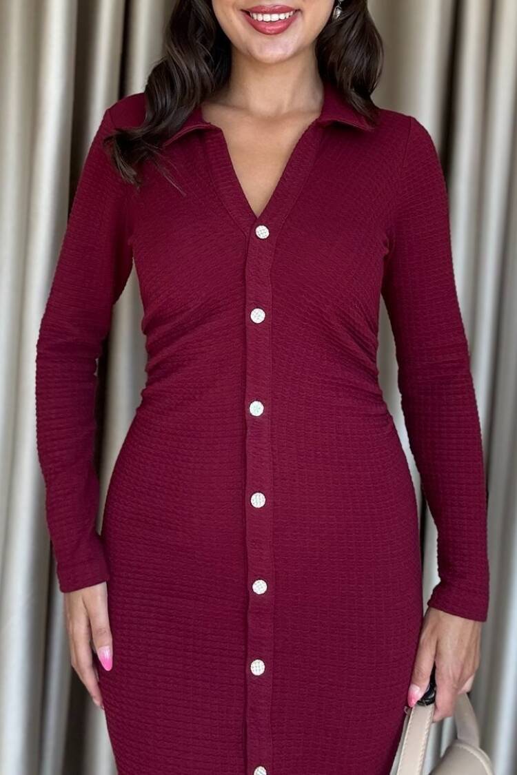 Elegant Formal Shirt Dress