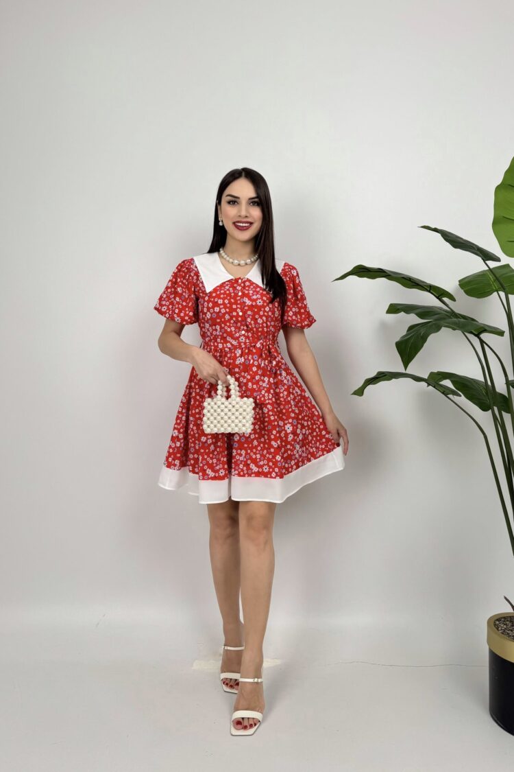 Floral Cute Vintage Fit And Flare Mini Dress - Brand: Miss Janell - Women & Kids, Baby Clothes Wholesale - Globality Store