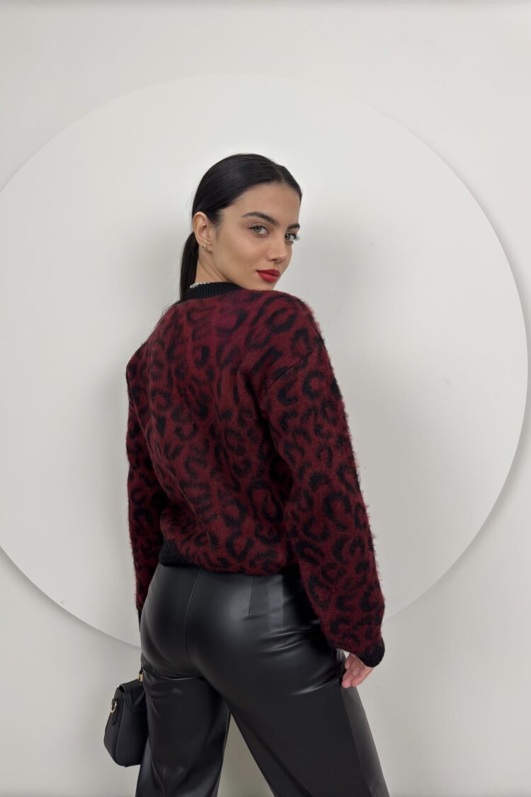 Sweater With Leopard Print