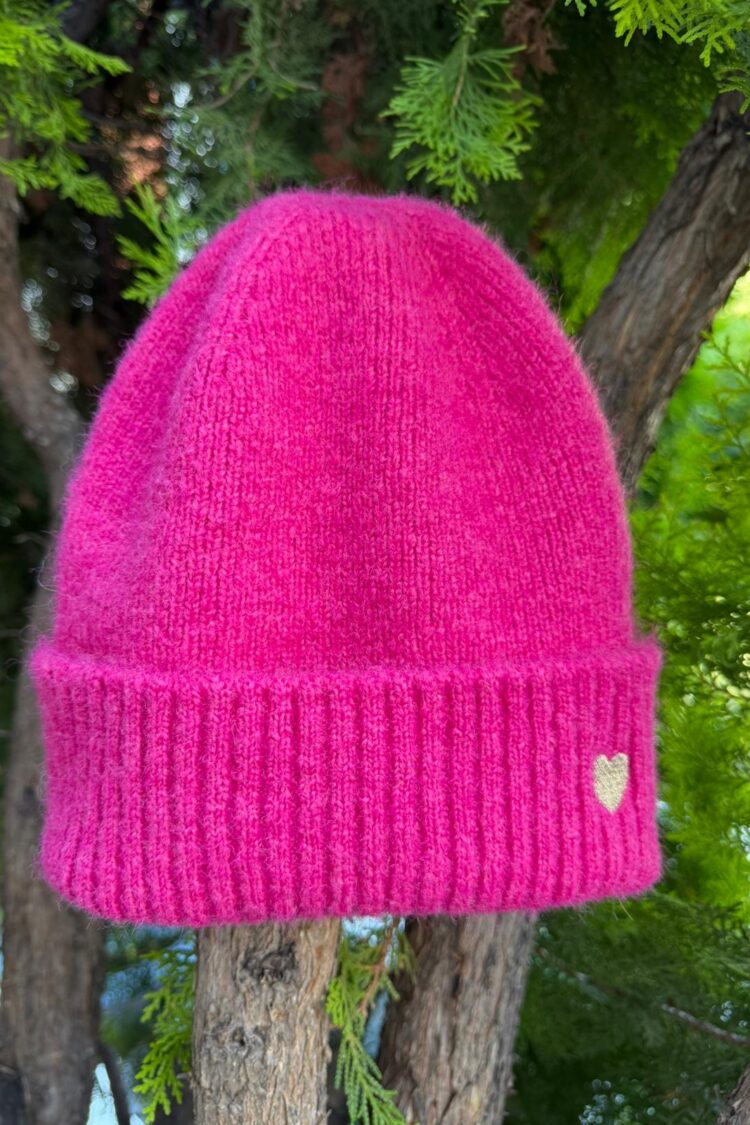 Pink Casual Beret