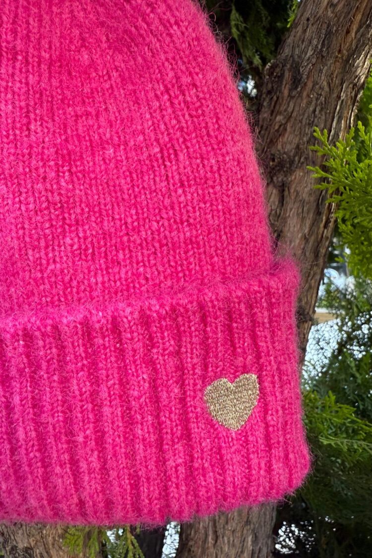 Pink Casual Beret