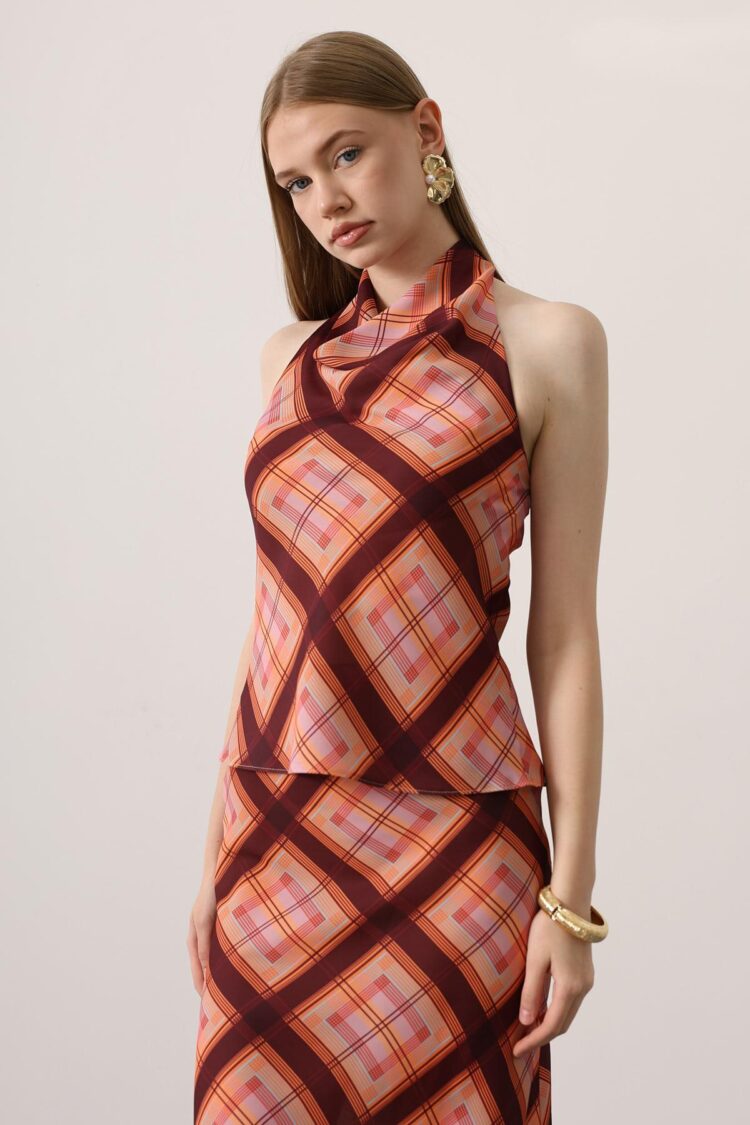 Pink Retro Elegant Slim Fit Set
