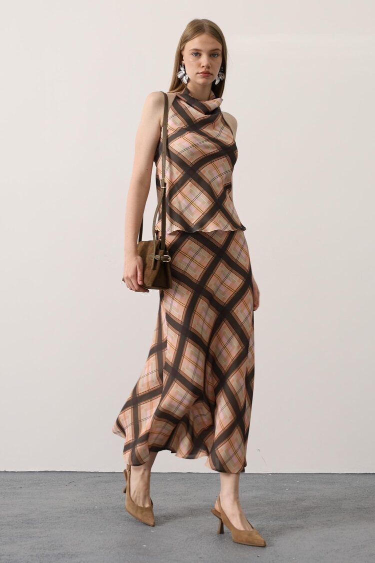 Brown Vintage Elegant Formal Set - Brand: Reyon - Women & Kids, Baby Clothes Wholesale - Globality Store