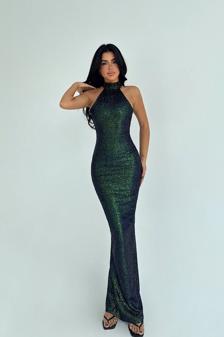Mix Color Sequined Sleeveless Sheath Dress - Brand: EYYO ATELIER - Women & Kids, Baby Clothes Wholesale - Globality Store