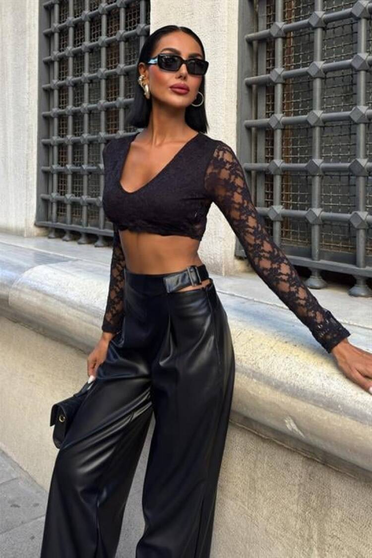 Palazzo Pants High Waist Wide Leg