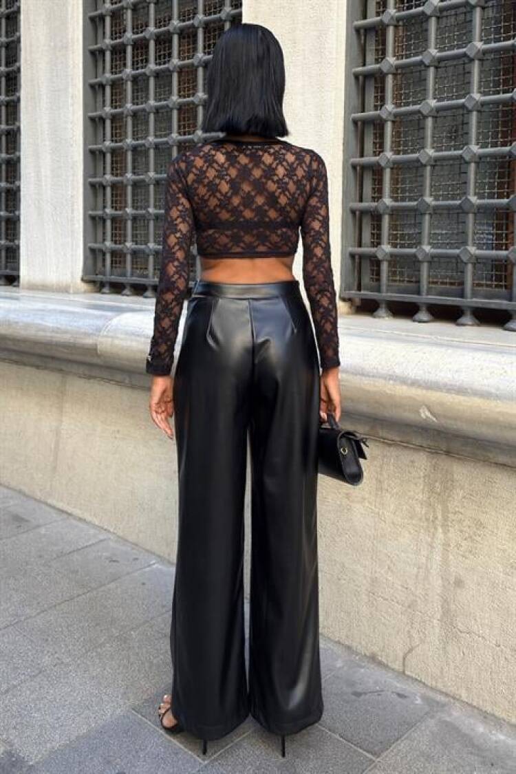Palazzo Pants High Waist Wide Leg