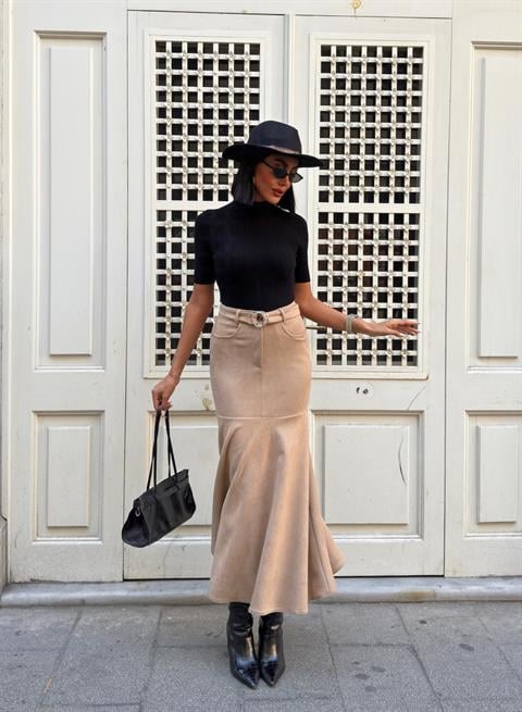 Elegant Mermaid Maxi Skirt - Brand: Sobe Istanbul - Women & Kids, Baby Clothes Wholesale - Globality Store