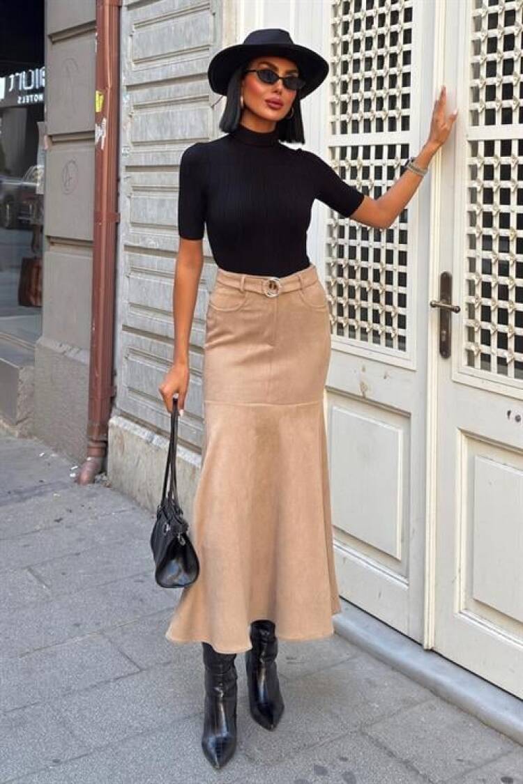 Elegant Mermaid Maxi Skirt