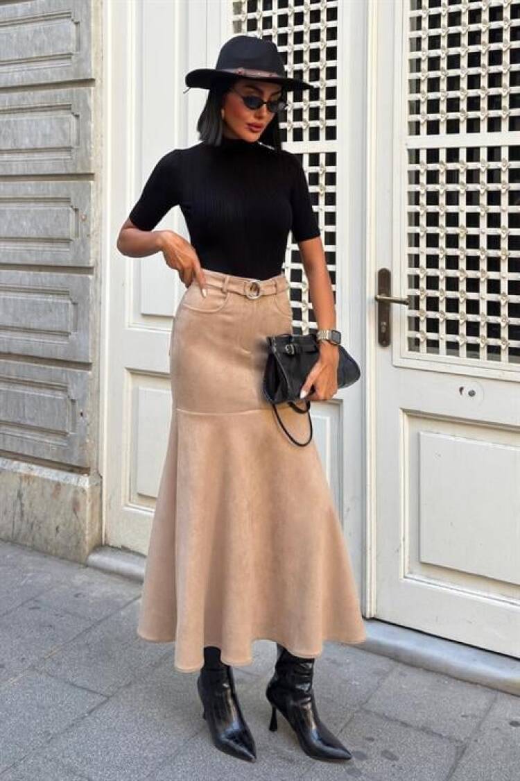 Elegant Mermaid Maxi Skirt