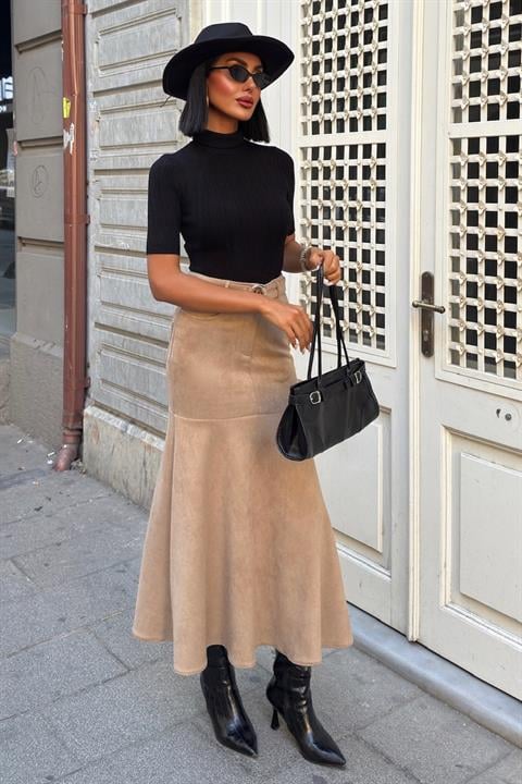 Elegant Mermaid Maxi Skirt
