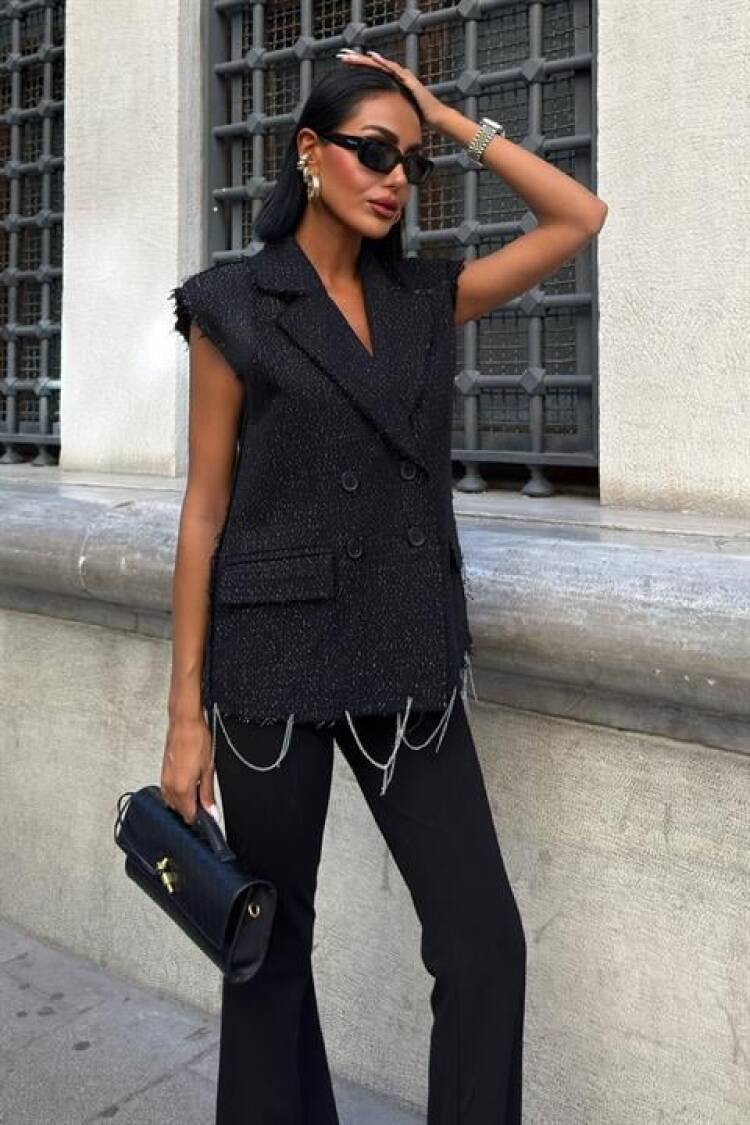 Double-Breasted Blazer Jacket