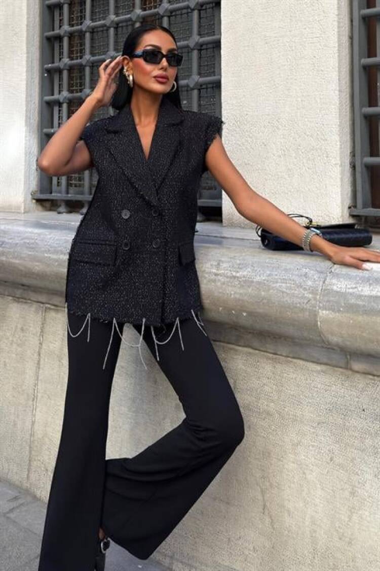 Double-Breasted Blazer Jacket
