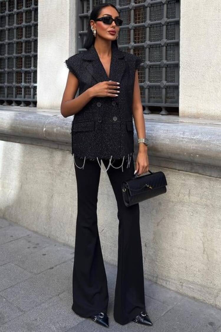 Double-Breasted Blazer Jacket