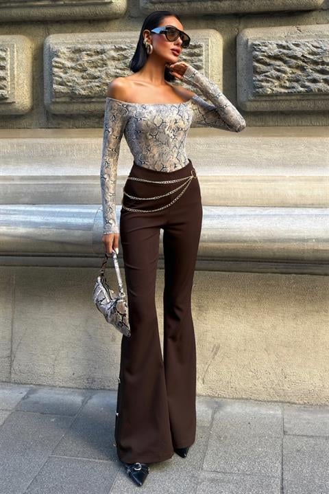 Elegant High Waist Bootcut Pants - Brand: Sobe Istanbul - Women & Kids, Baby Clothes Wholesale - Globality Store