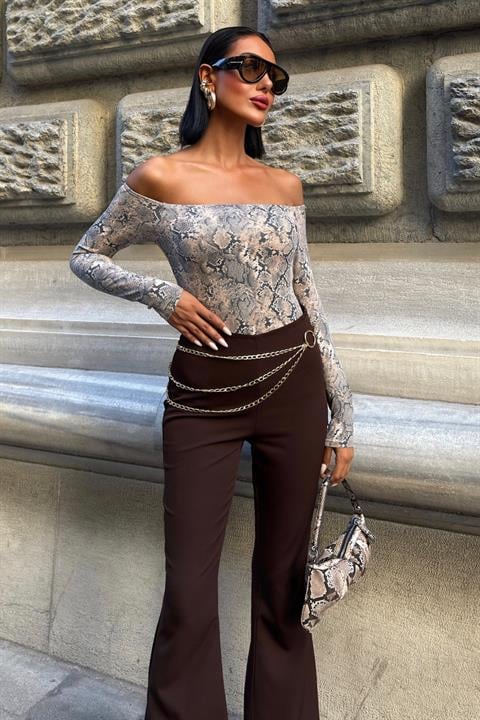 Elegant High Waist Bootcut Pants