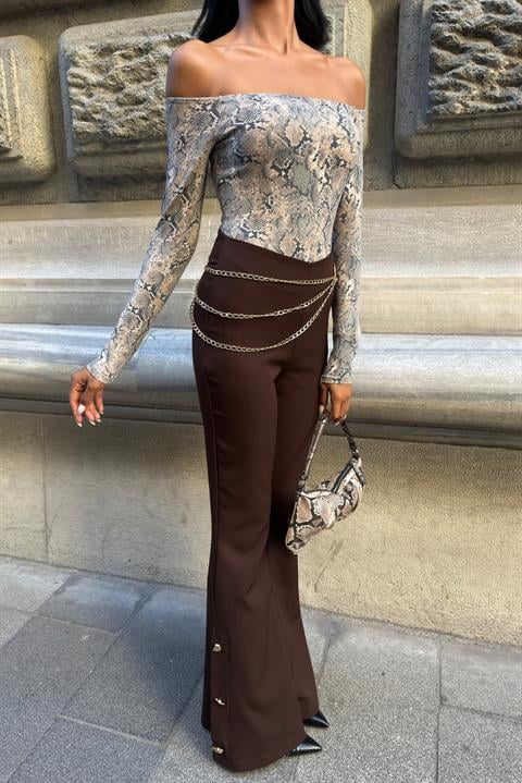 Elegant High Waist Bootcut Pants