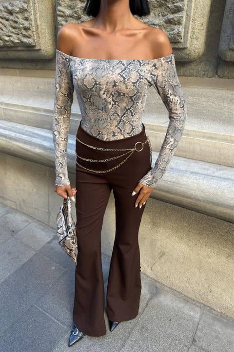 Elegant High Waist Bootcut Pants