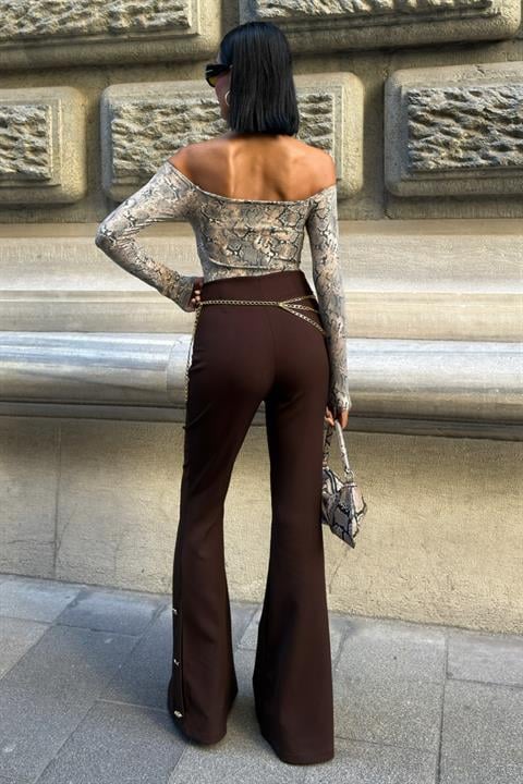 Elegant High Waist Bootcut Pants