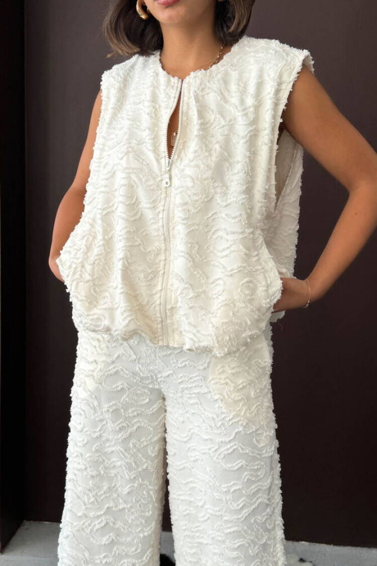 White Casual Elegant Oversized Fit Shirt
