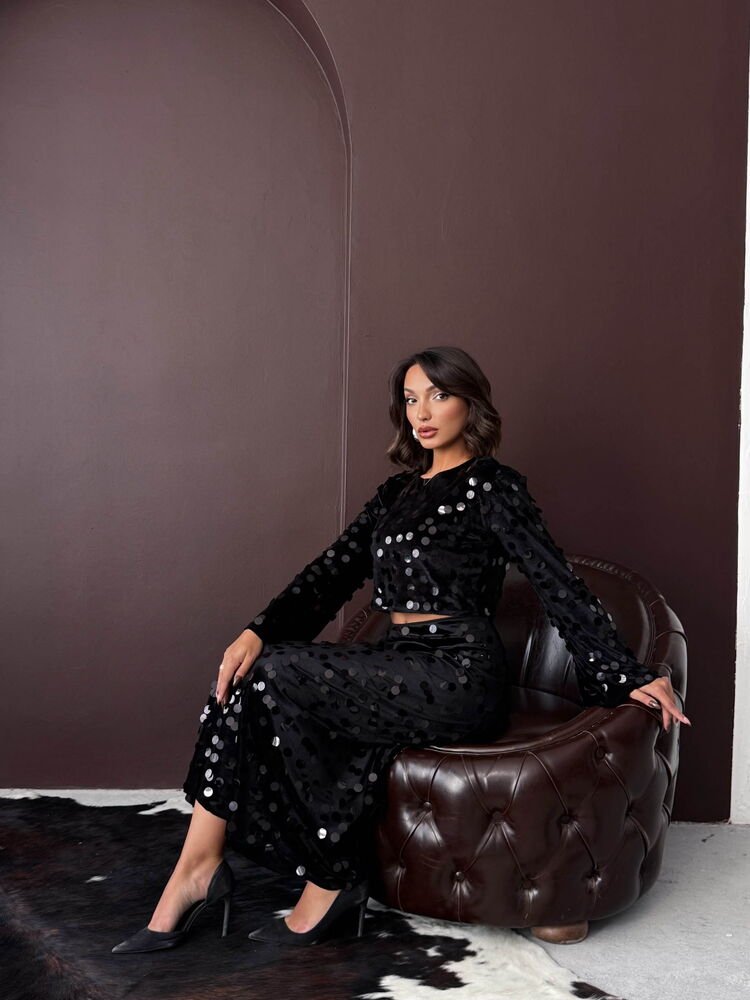 Glam Elegant Formal Polka Dot Pencil Maxi Skirt