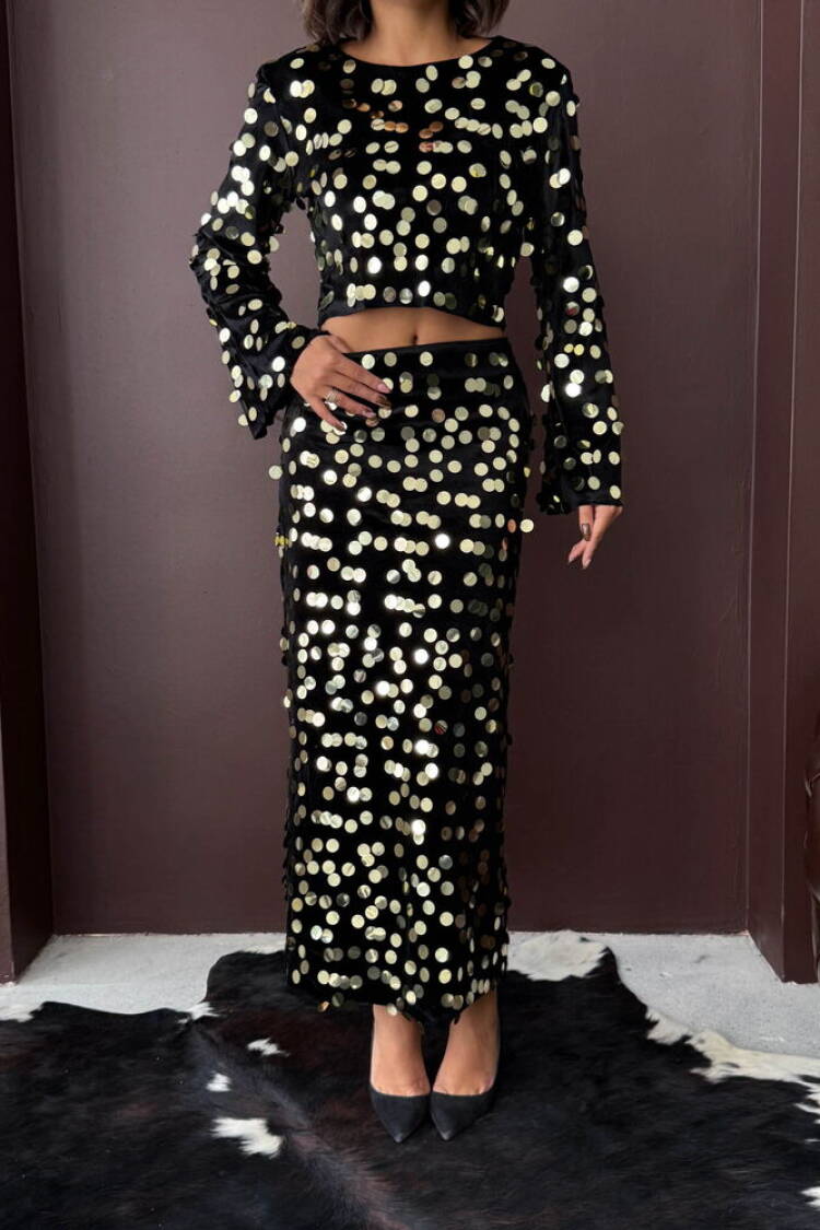 Glam Sexy Elegant Formal Pencil Maxi Skirt