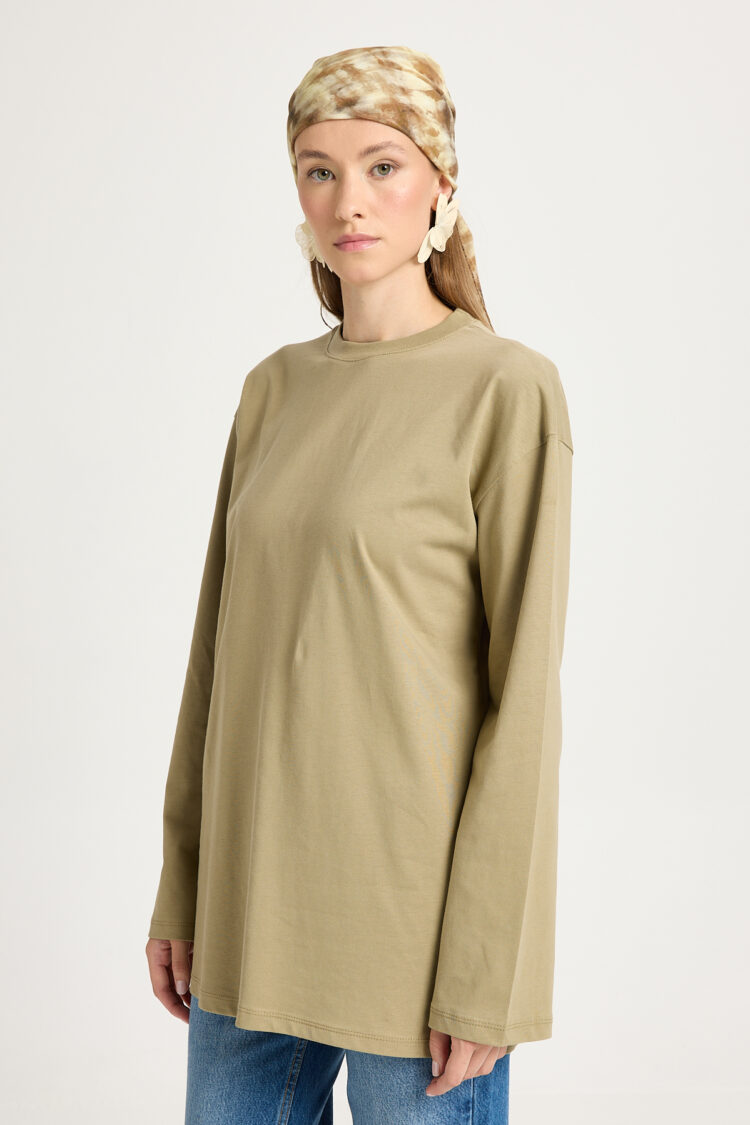 Casual Oversized Fit Tshirt Long Sleeve - Brand: First Angels - Women & Kids, Baby Clothes Wholesale - Globality Store