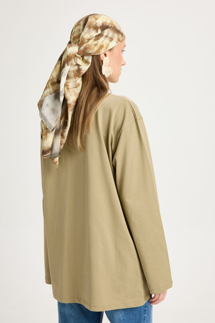 Casual Oversized Fit Tshirt Long Sleeve