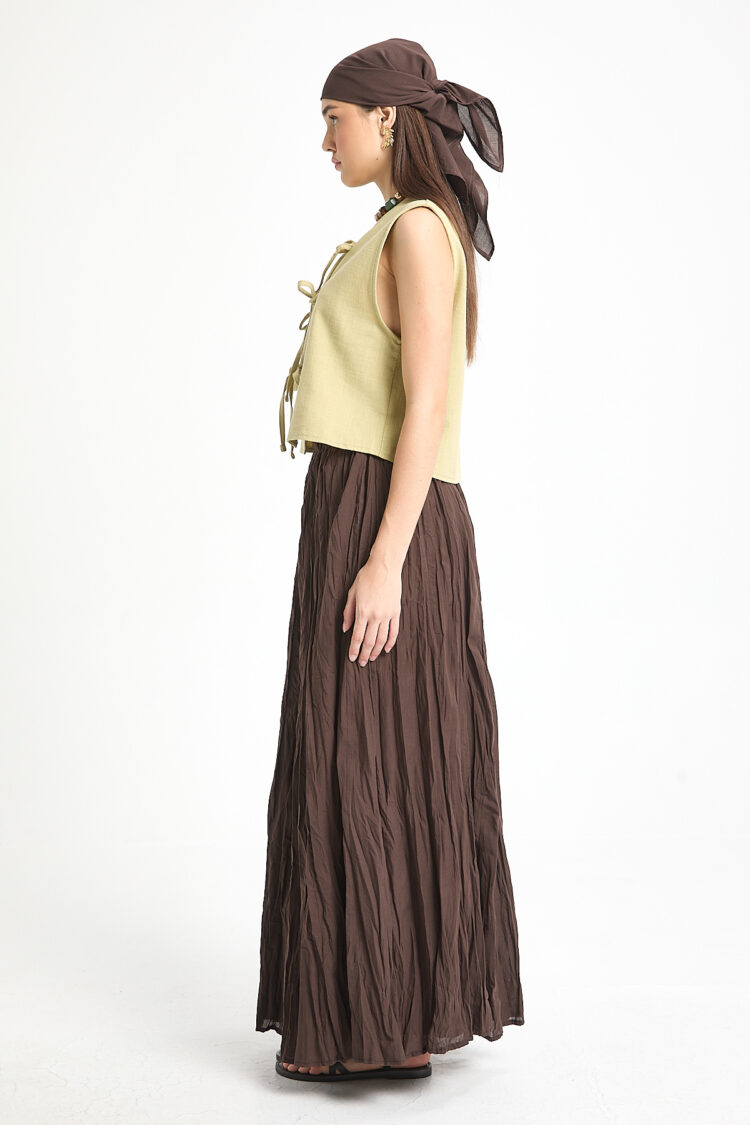Boho Flared Maxi Skirt