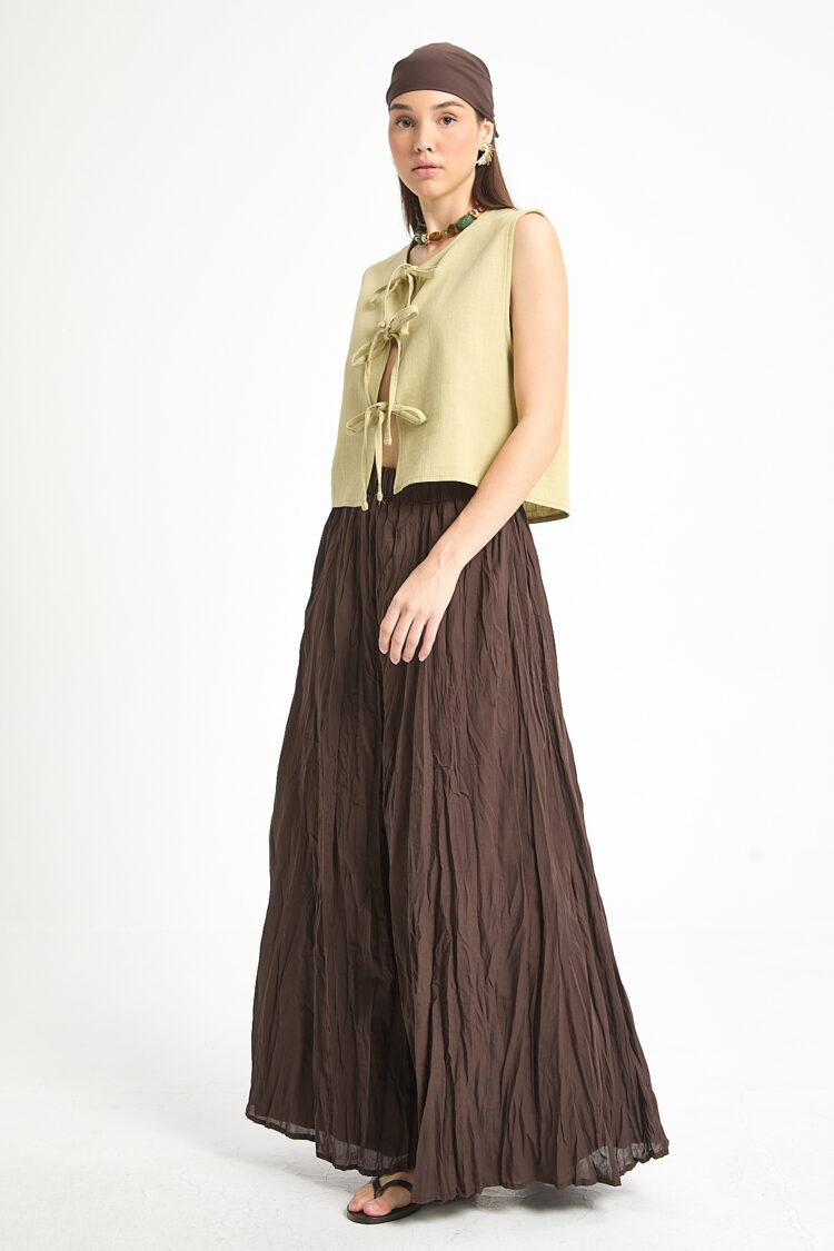 Boho Flared Maxi Skirt
