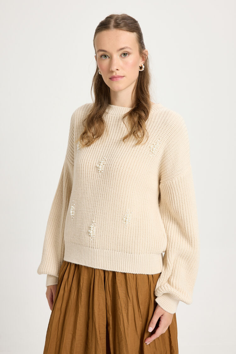 Beige Casual Elegant Vintage Boho Preppy Retro Cardigan - Brand: First Angels - Women & Kids, Baby Clothes Wholesale - Globality Store