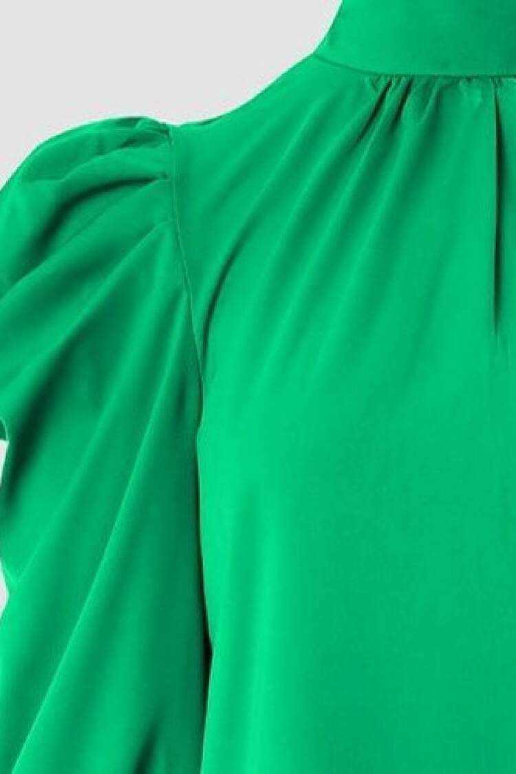 ElegantBlouse With Puff Long Sleeves
