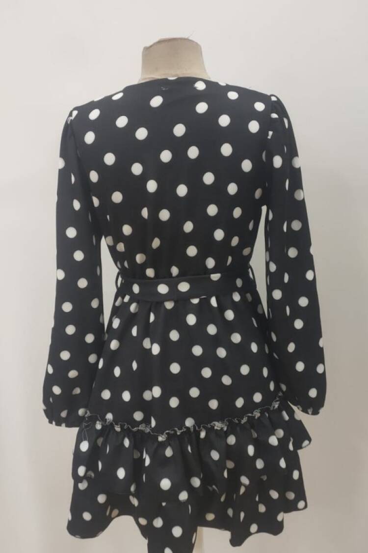 Fit And Flare Polka Dot Dress
