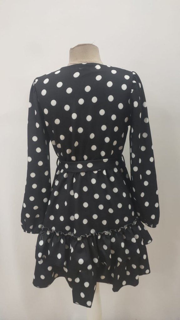 Fit And Flare Polka Dot Dress