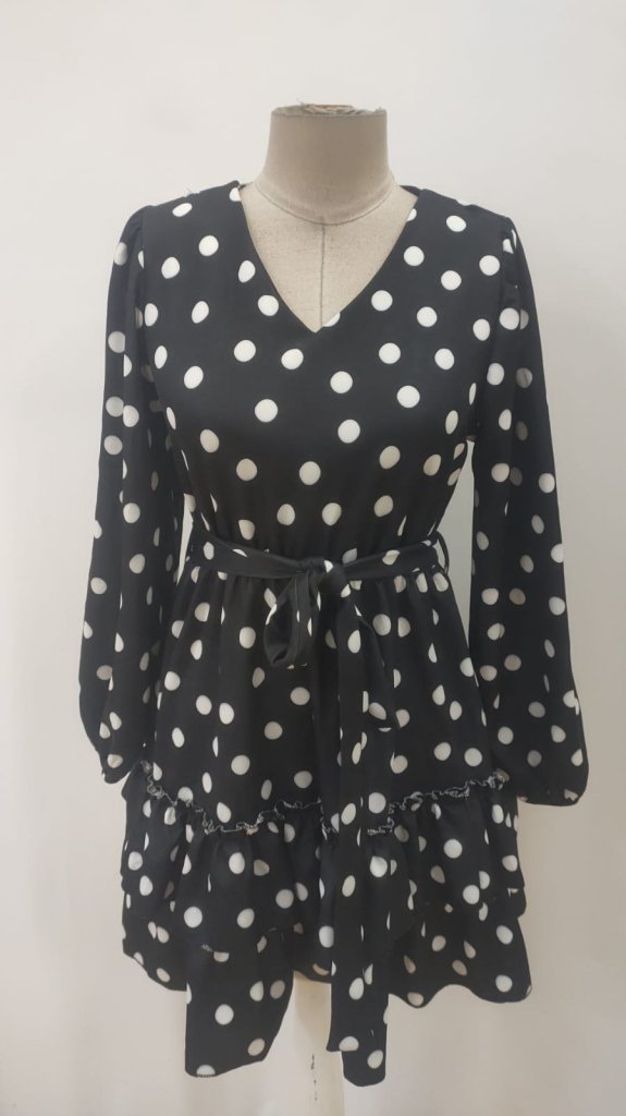 Fit And Flare Polka Dot Dress