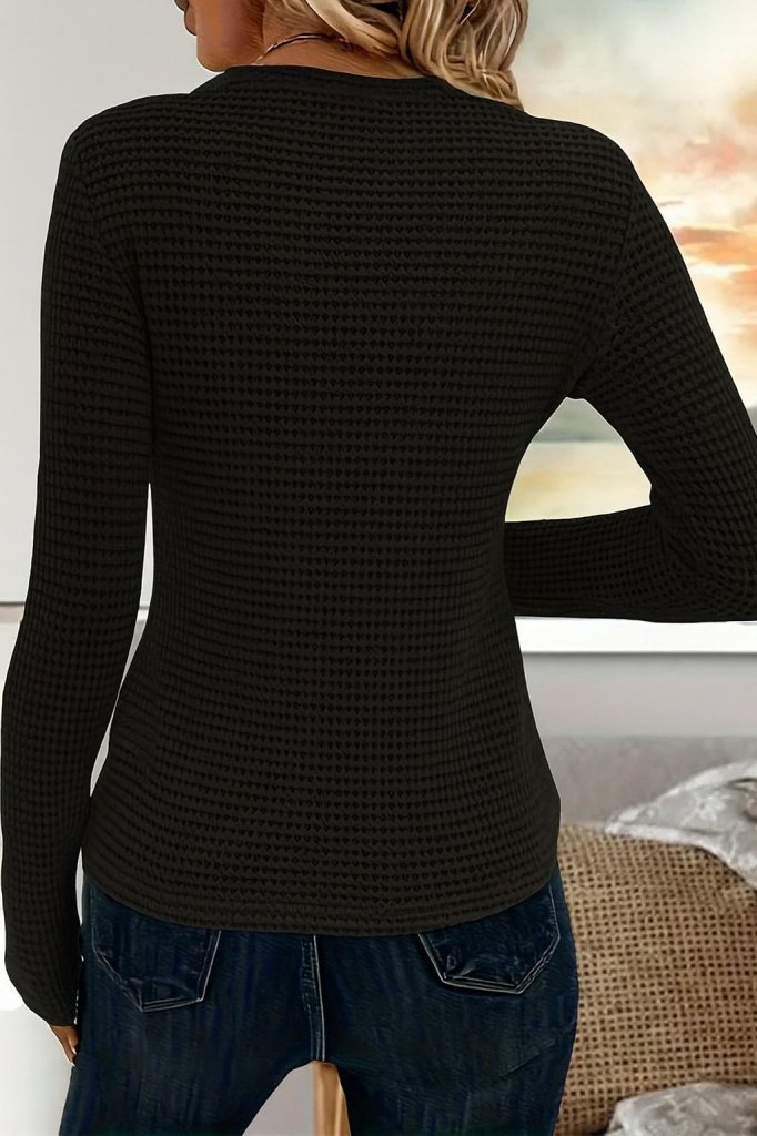 Sweater Slim Fit Round Neck Long Sleeve