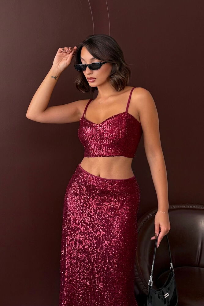 Sequined Slim Fit Blouse - Brand: Topshow - Women & Kids, Baby Clothes Wholesale - Globality Store