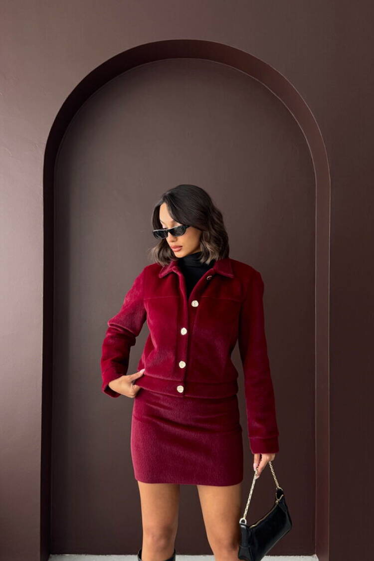 Single-Breasted Blazer Jacket