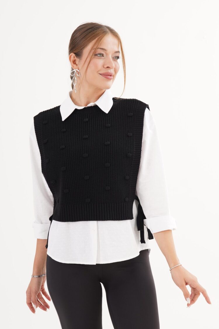 Casual Preppy Elegant Crop Vest