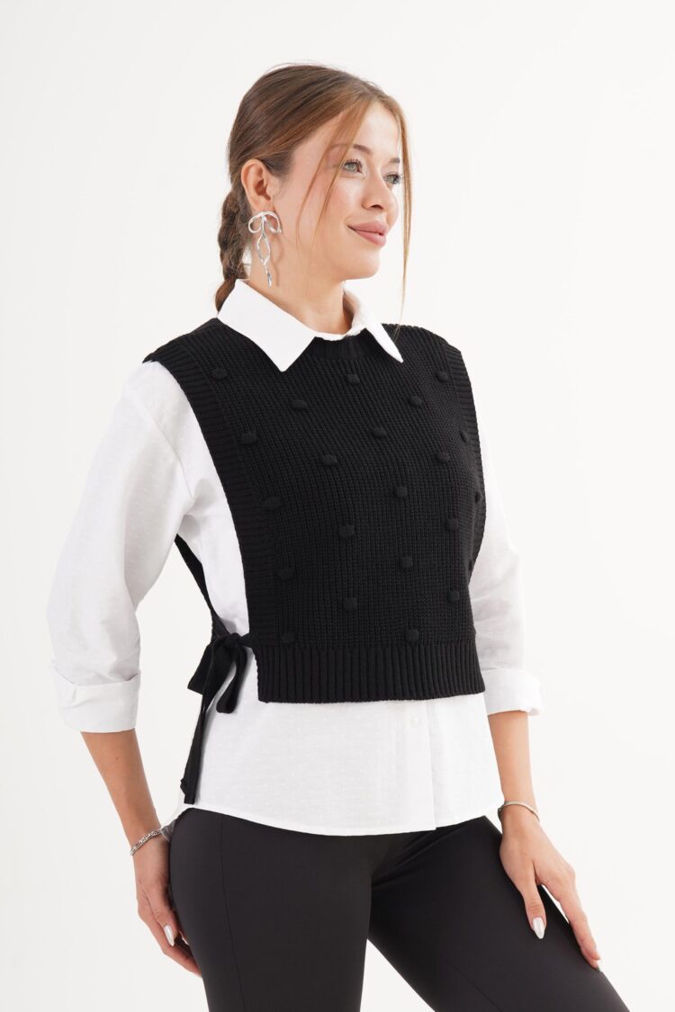 Casual Preppy Elegant Crop Vest