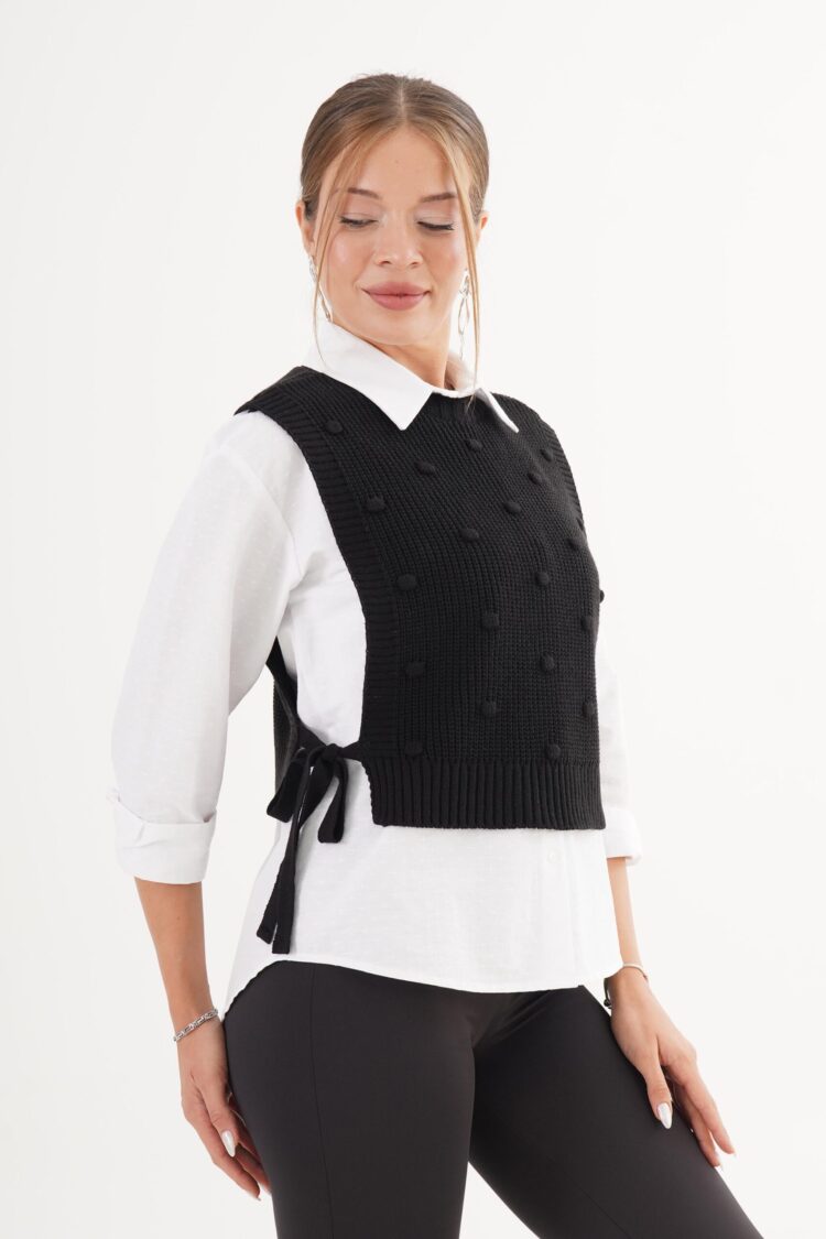 Casual Preppy Elegant Crop Vest