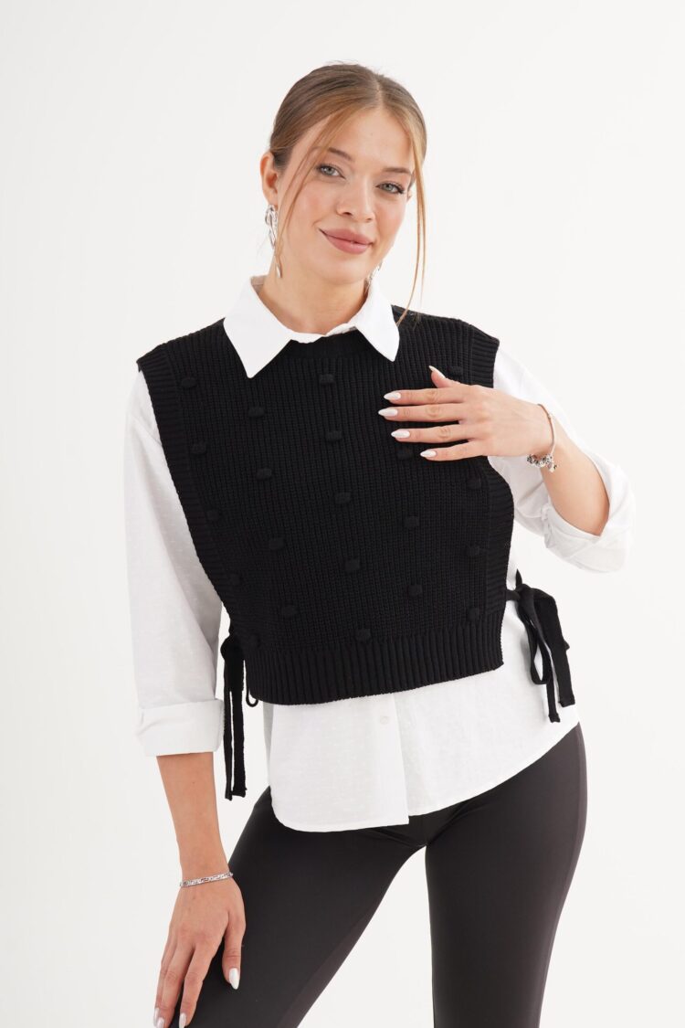 Casual Preppy Elegant Crop Vest